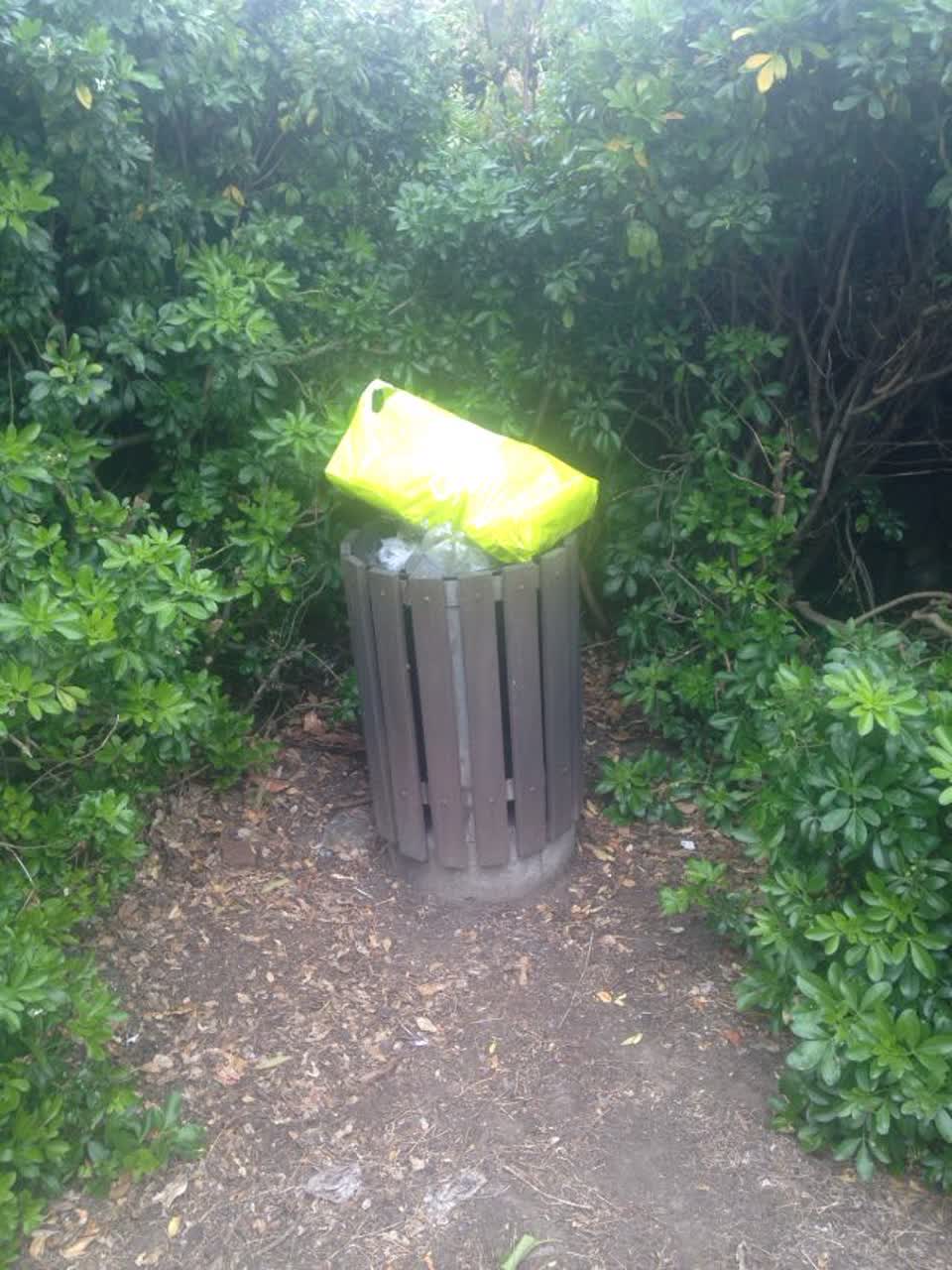 The photograph attached to this parks report