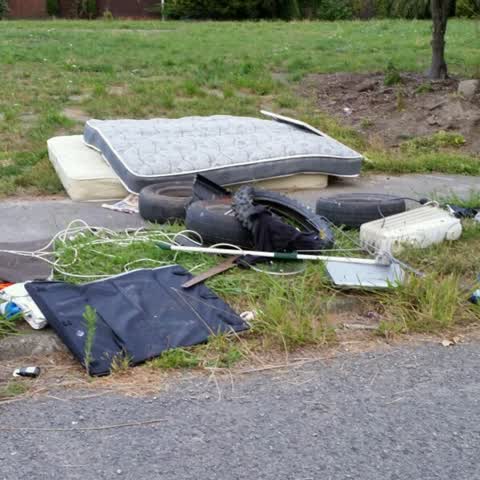 Rubbish/Recycling, a report photo