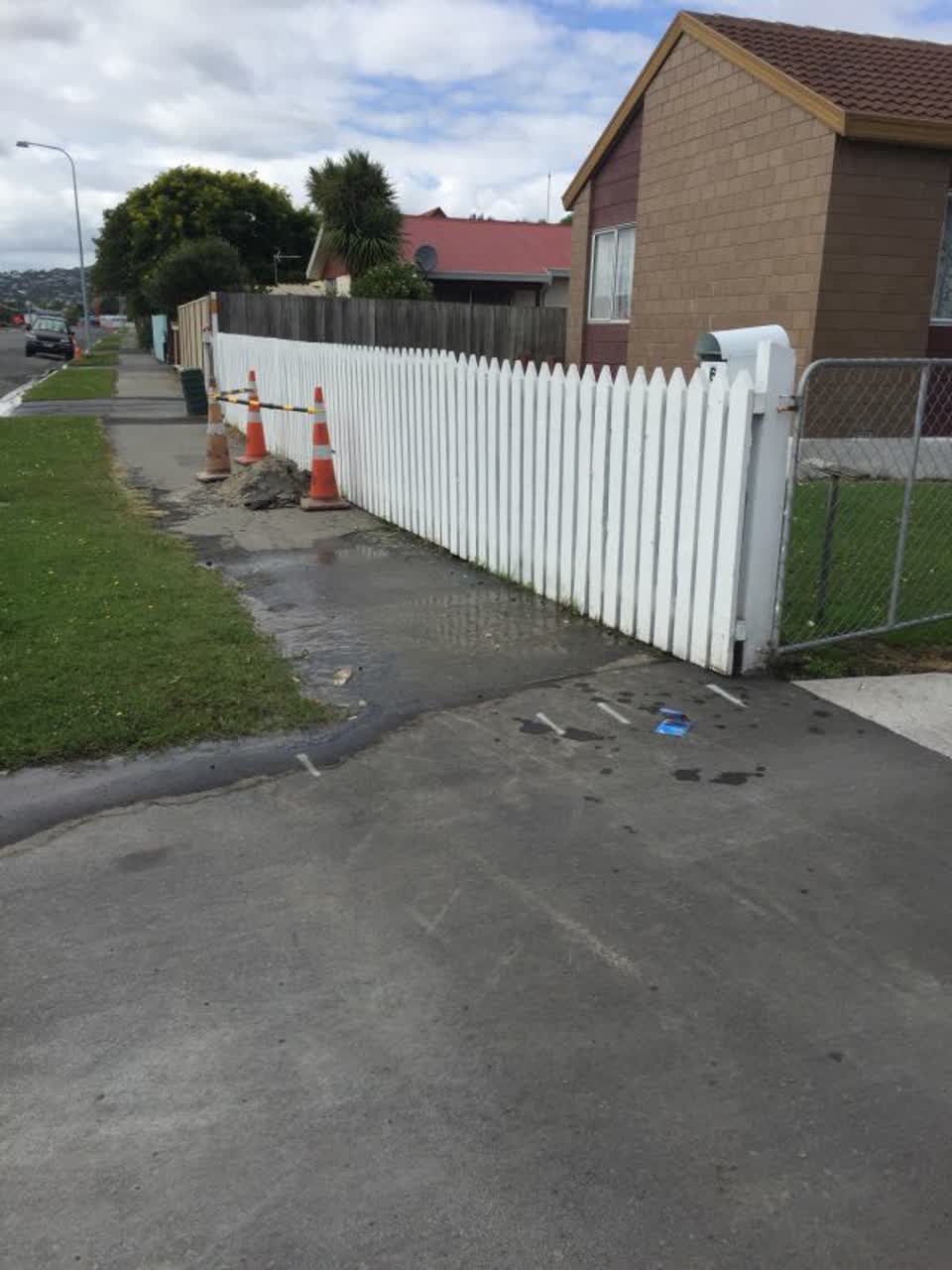The photograph attached to this water supply report