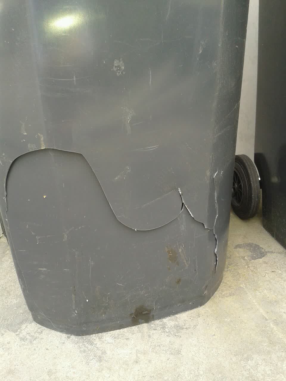 The photograph attached to this rubbish/recycling report