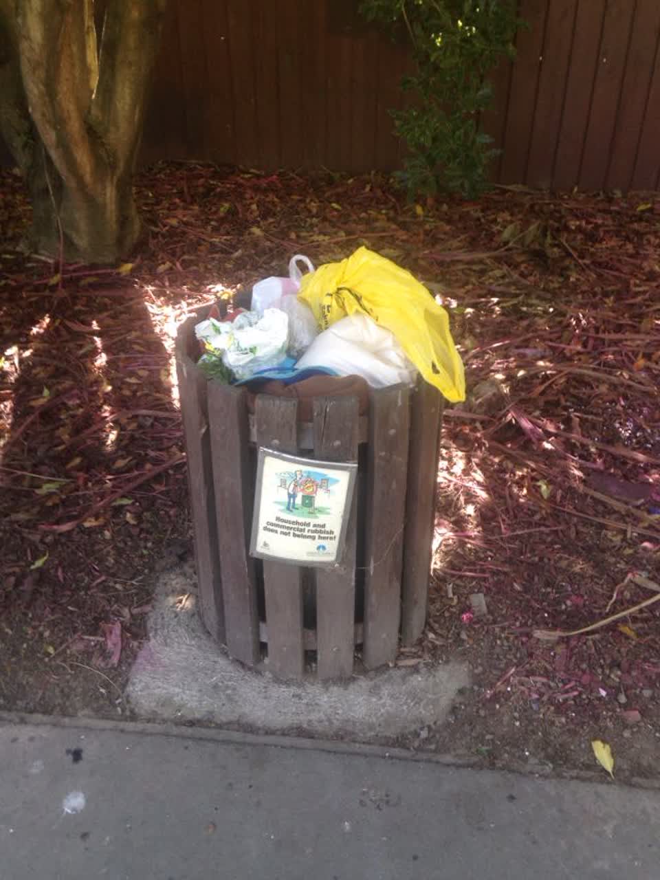 The photograph attached to this parks report