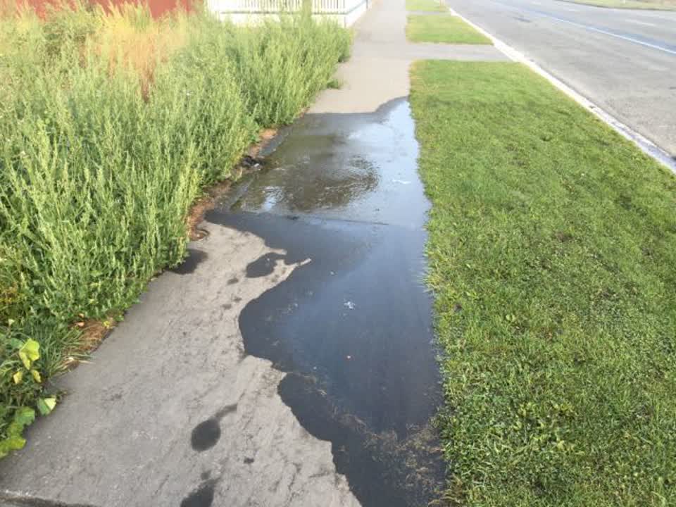The photograph attached to this water supply report