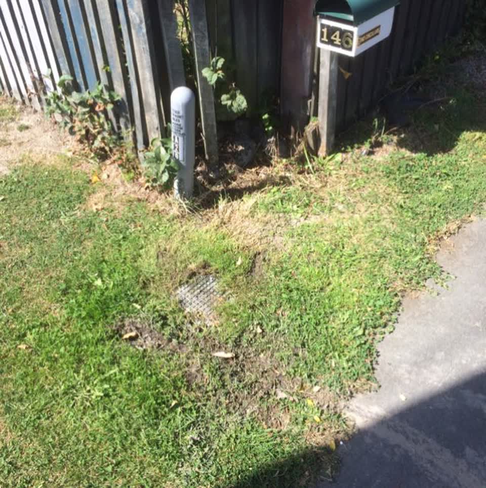 The photograph attached to this water supply report