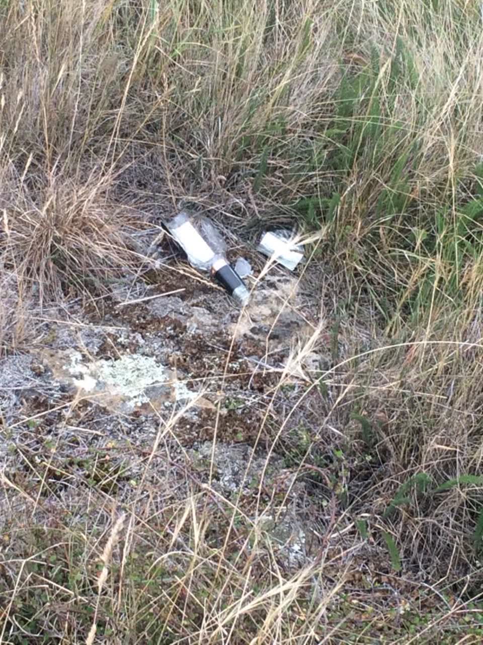 The photograph attached to this rubbish/recycling report