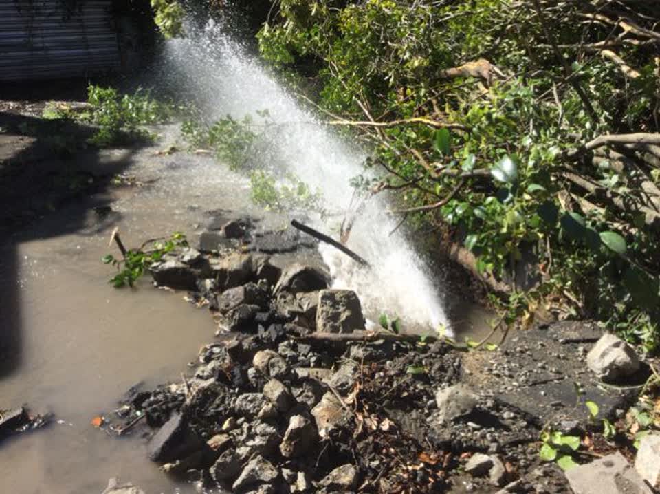 The photograph attached to this water supply report