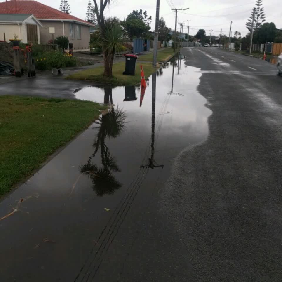 The photograph attached to this wastewater/stormwater report
