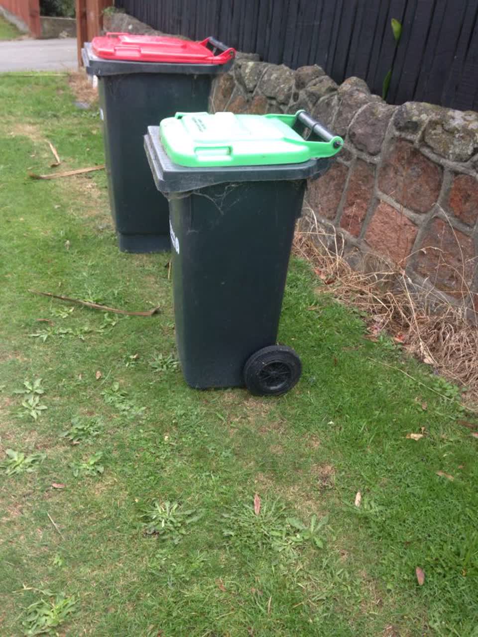 The photograph attached to this rubbish/recycling report