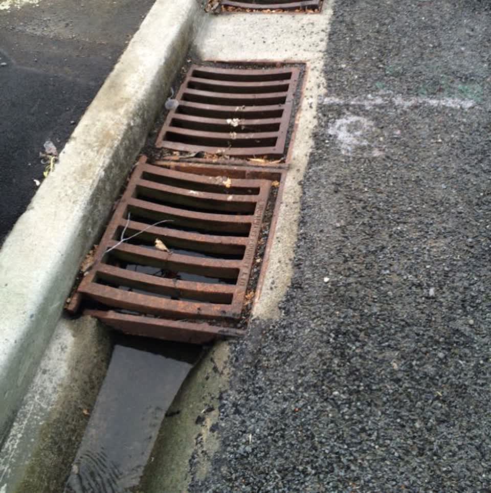 The photograph attached to this wastewater/stormwater report