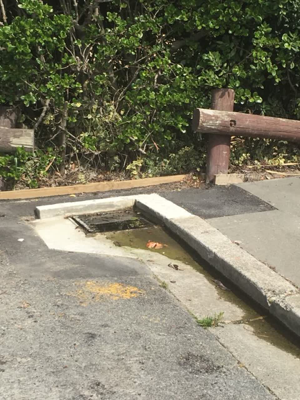 The photograph attached to this wastewater/stormwater report
