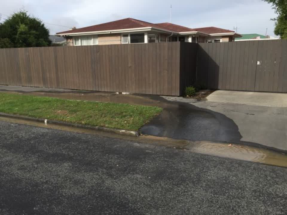 The photograph attached to this water supply report
