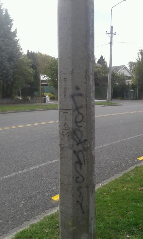 Graffiti, a report photo