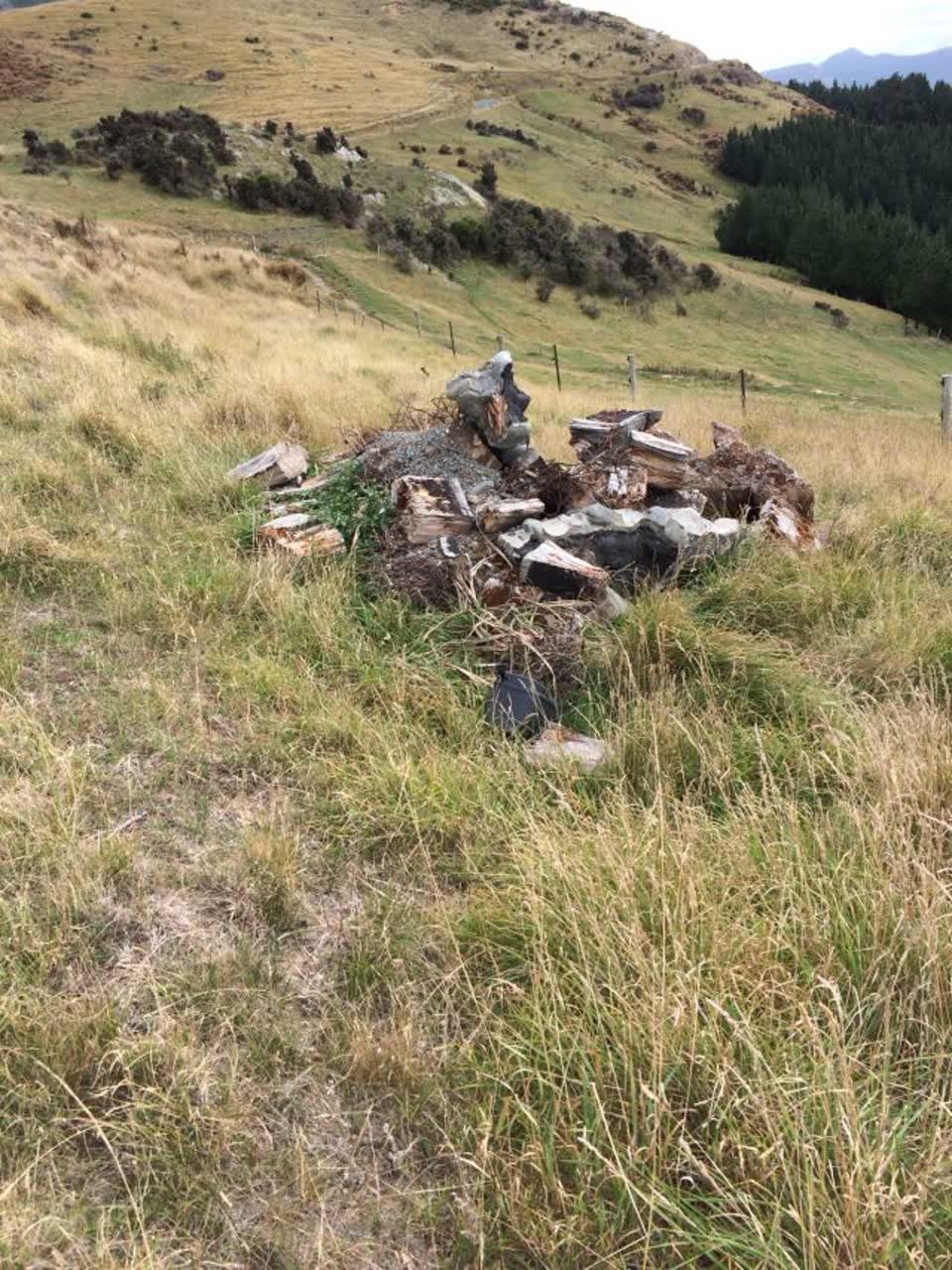 The photograph attached to this rubbish/recycling report