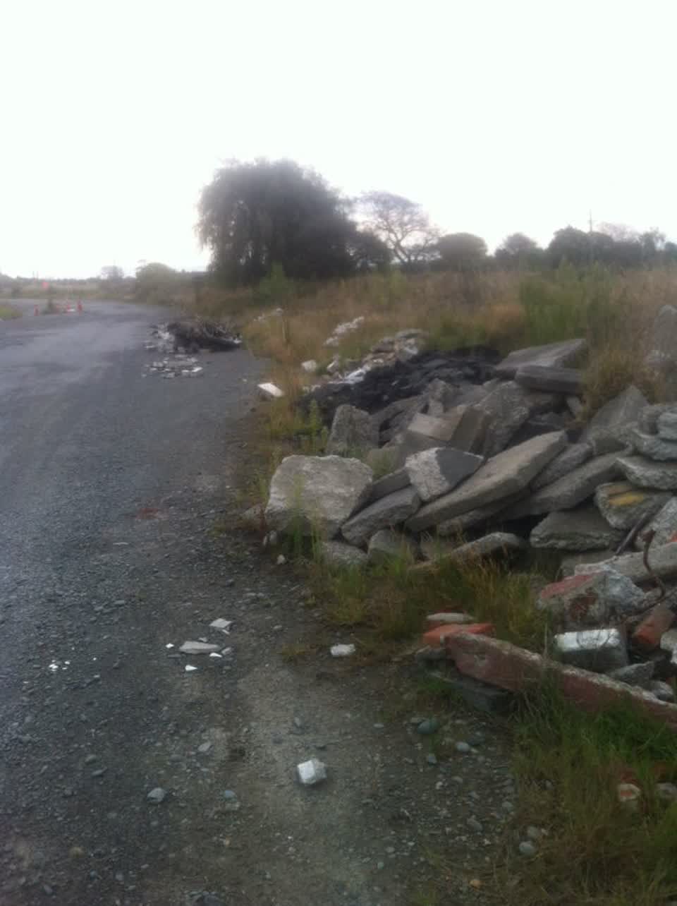 The photograph attached to this rubbish/recycling report