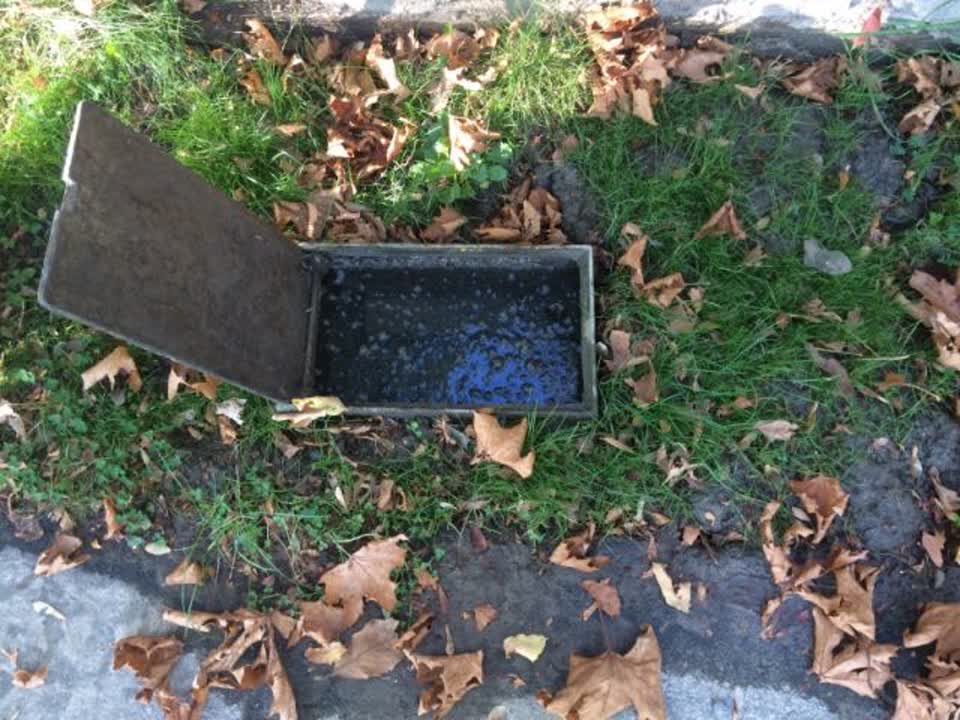 The photograph attached to this water supply report