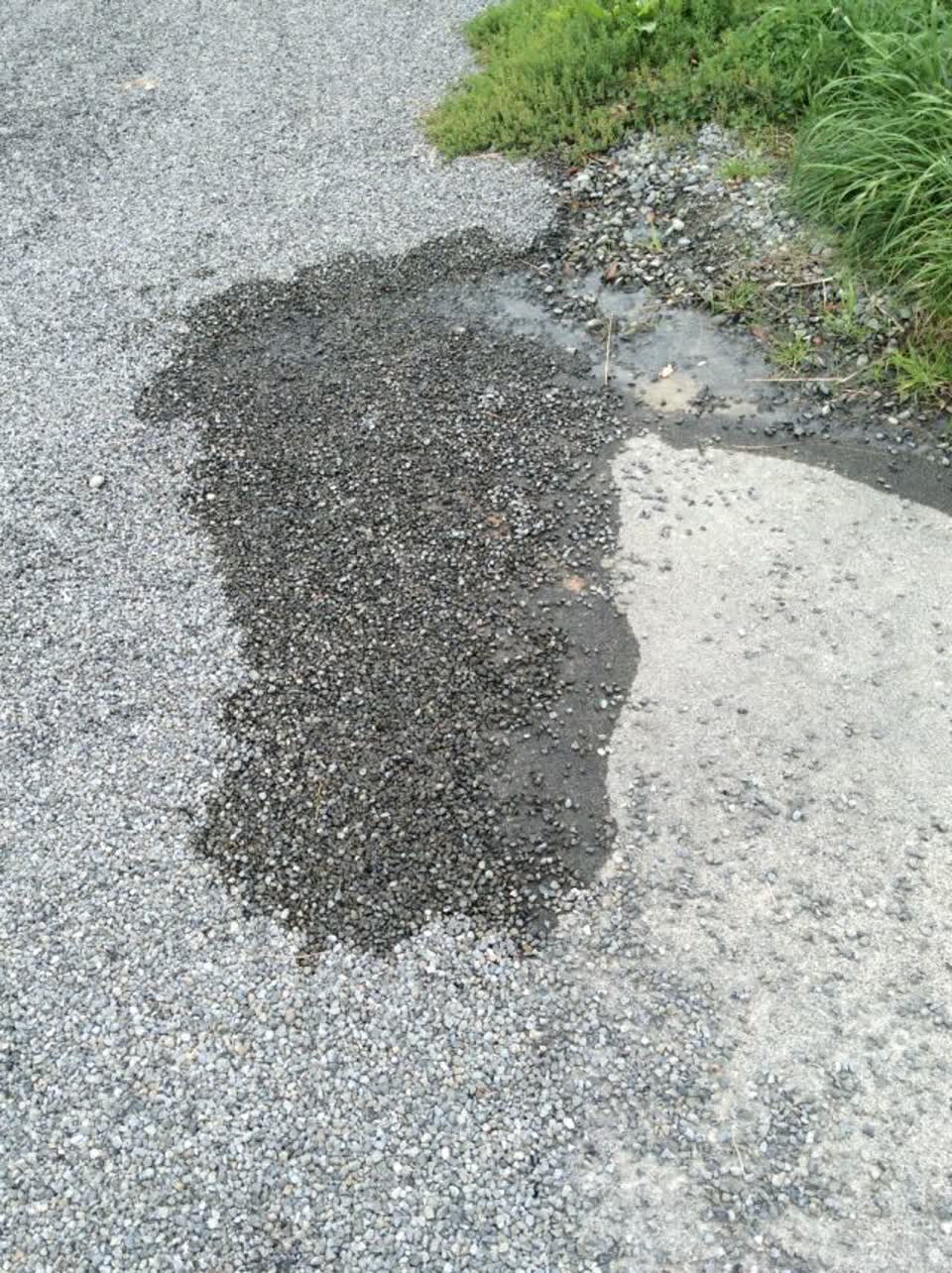 The photograph attached to this water supply report