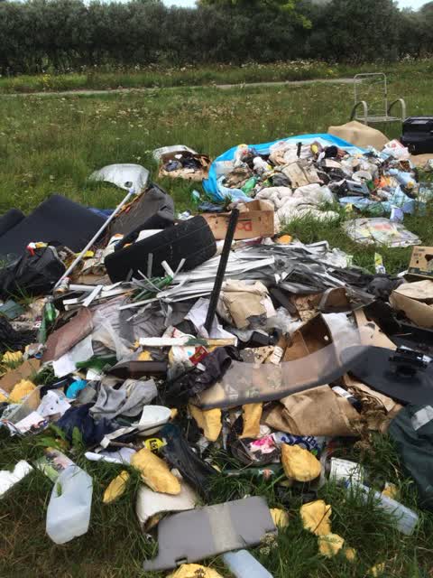 Rubbish/Recycling, a report photo