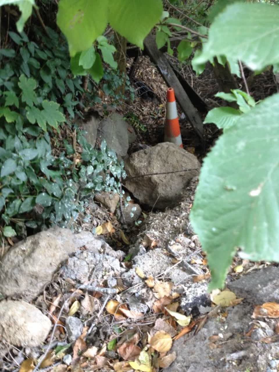 The photograph attached to this wastewater/stormwater report