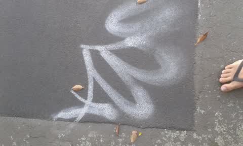 Graffiti, a report photo