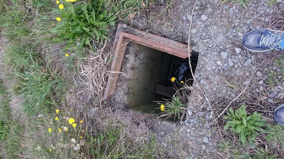The photograph attached to this wastewater/stormwater report