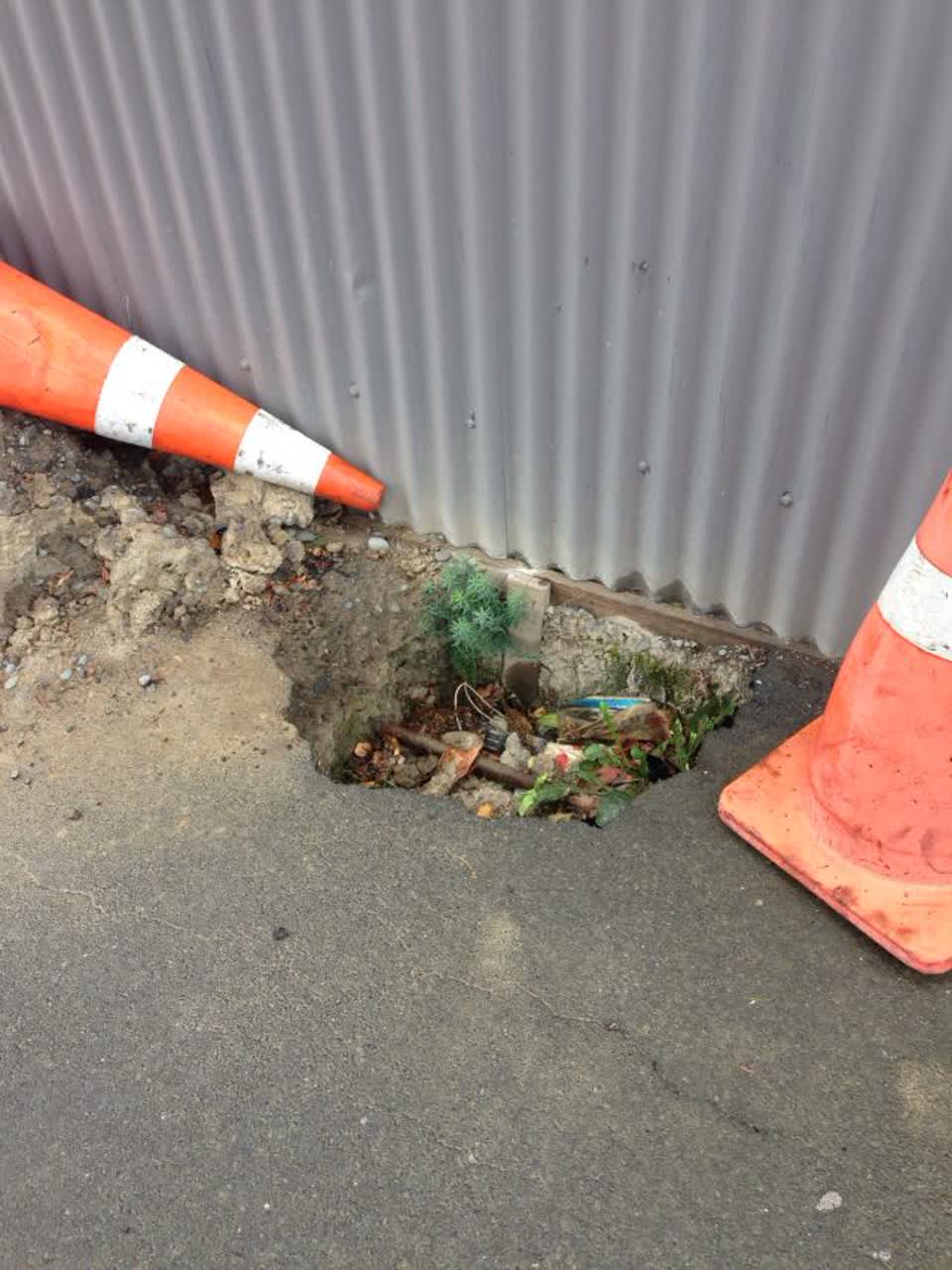 The photograph attached to this water supply report