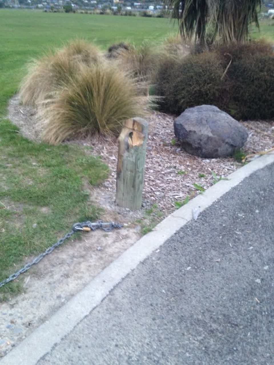The photograph attached to this parks report
