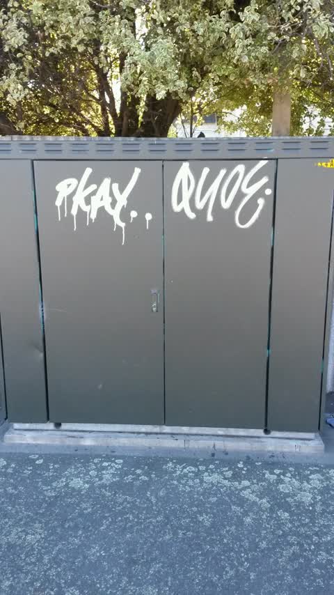 Graffiti, a report photo