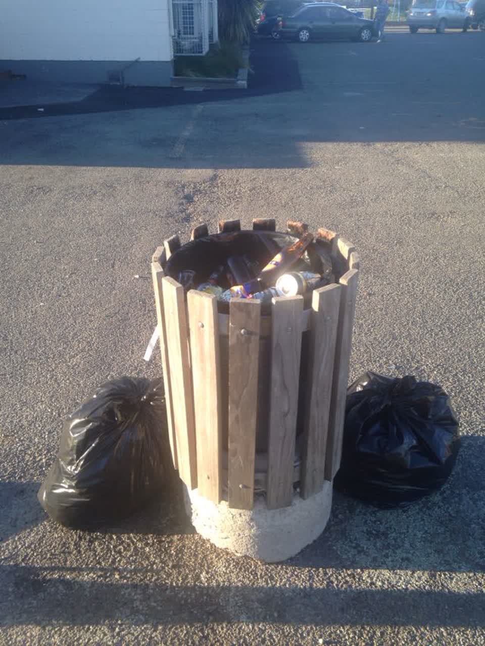 The photograph attached to this parks report