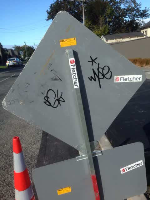 Graffiti, a report photo