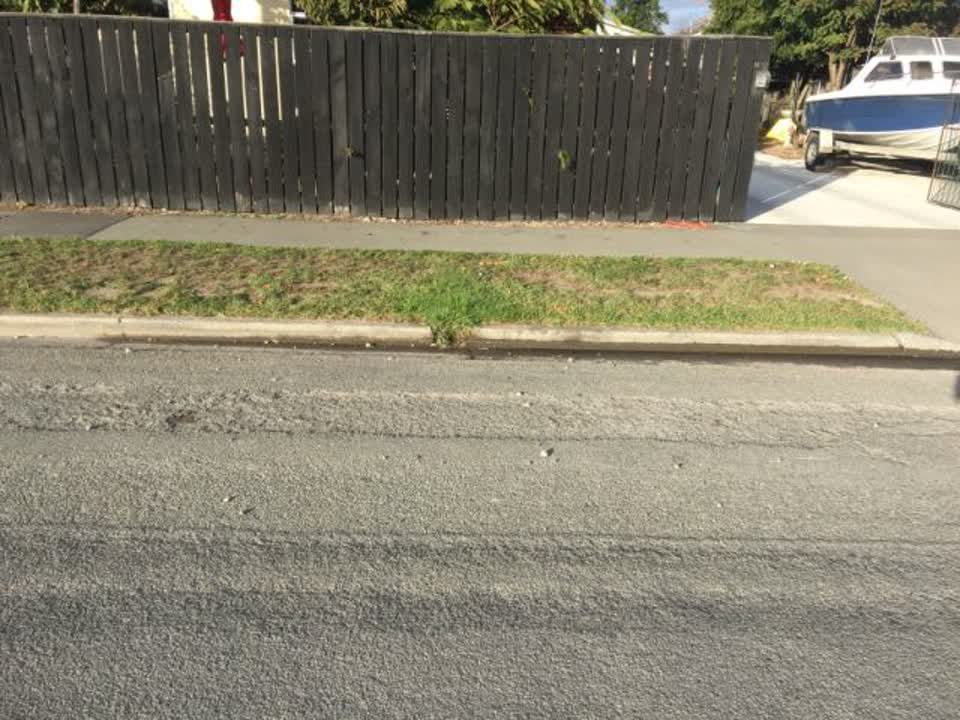 The photograph attached to this wastewater/stormwater report