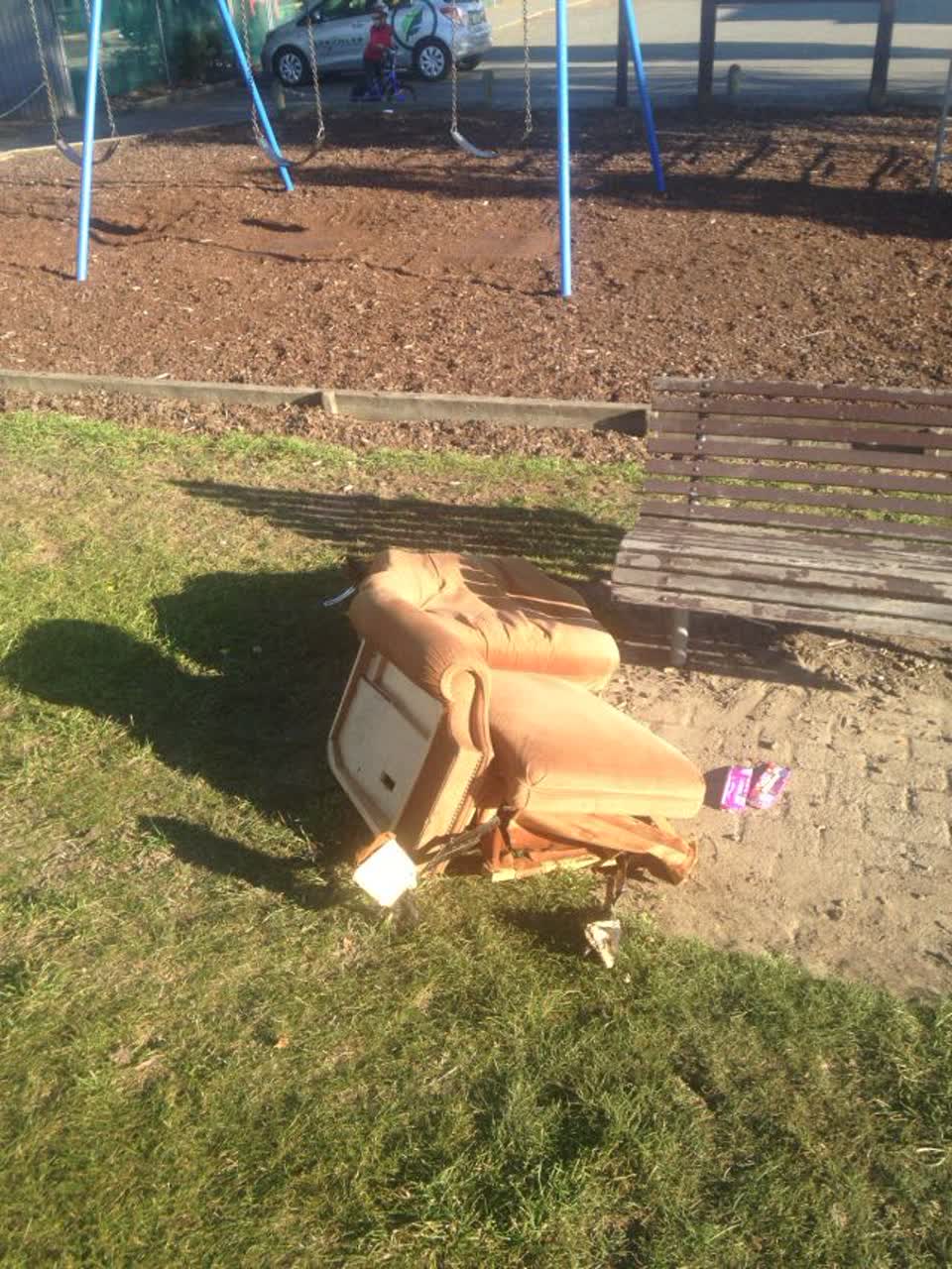 The photograph attached to this parks report