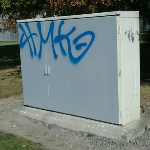 Graffiti, a report photo