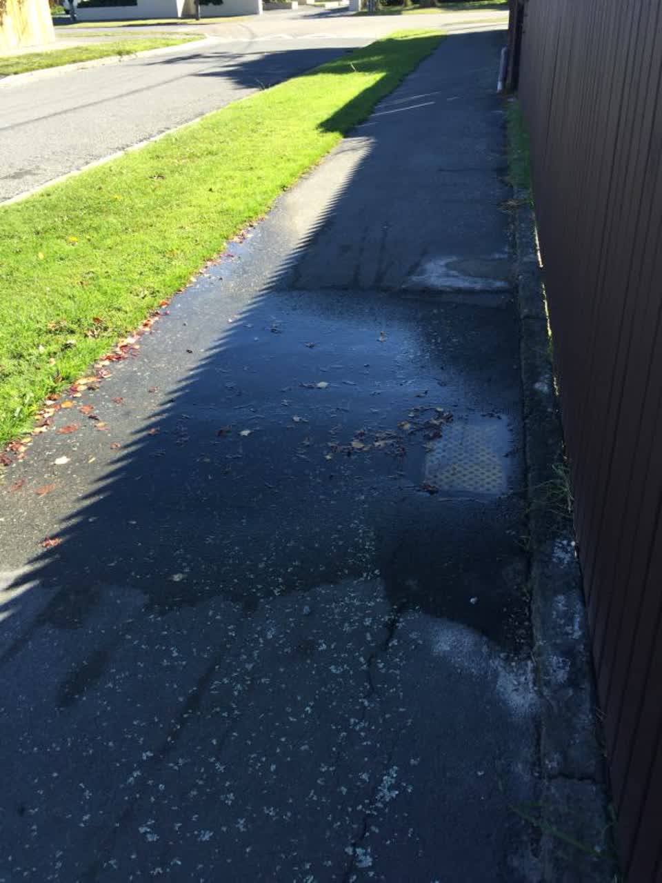 The photograph attached to this water supply report