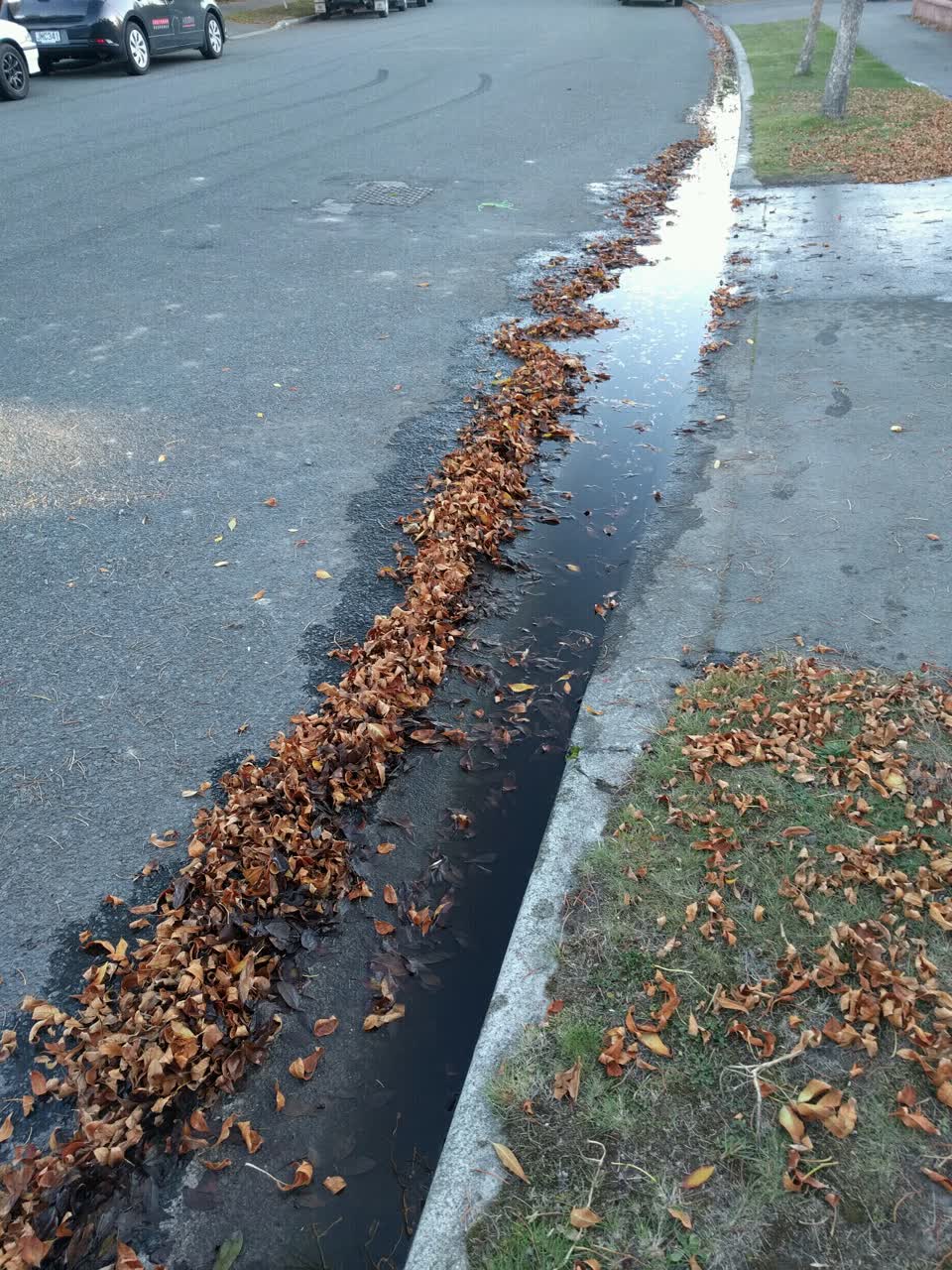 The photograph attached to this wastewater/stormwater report