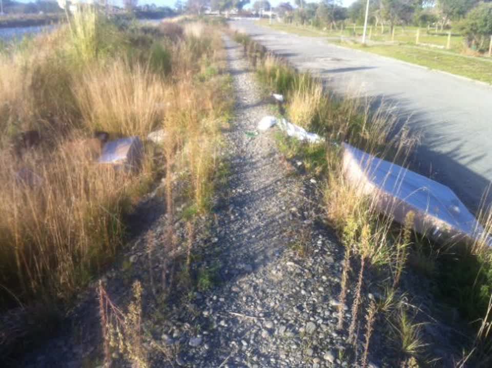 The photograph attached to this rubbish/recycling report