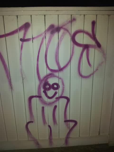 Graffiti, a report photo