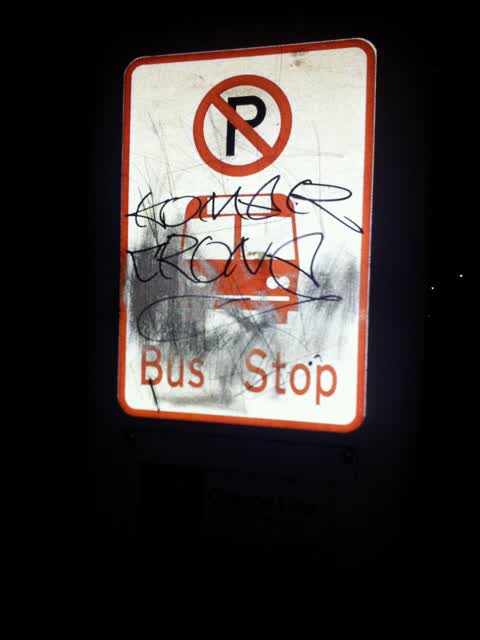 Graffiti, a report photo