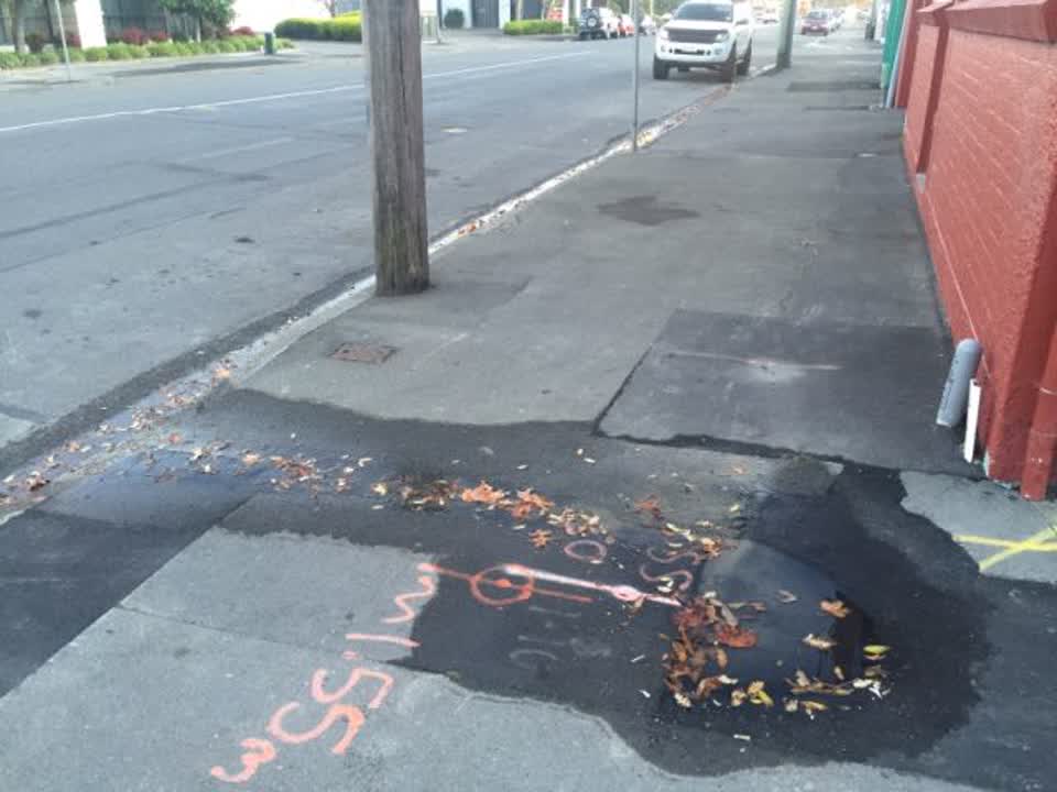 The photograph attached to this water supply report