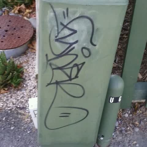Graffiti, a report photo