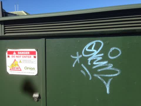 Graffiti, a report photo