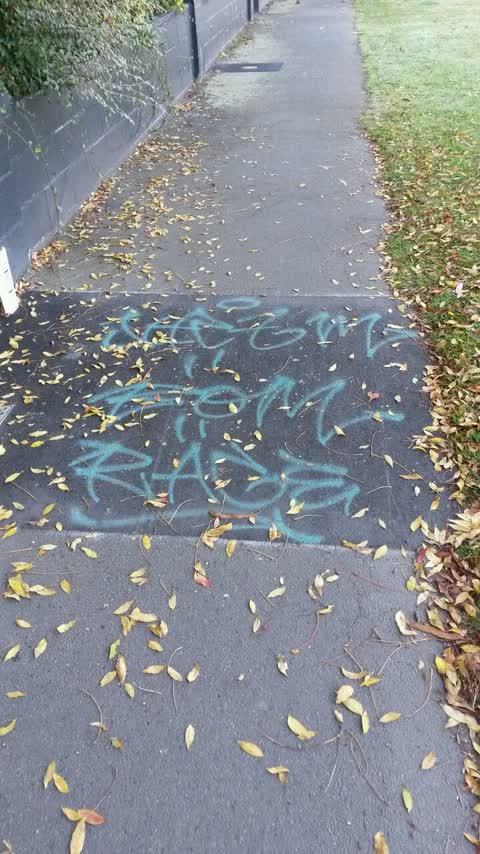 Graffiti, a report photo