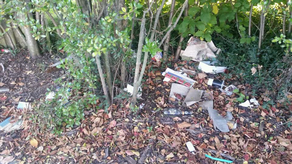 The photograph attached to this rubbish/recycling report