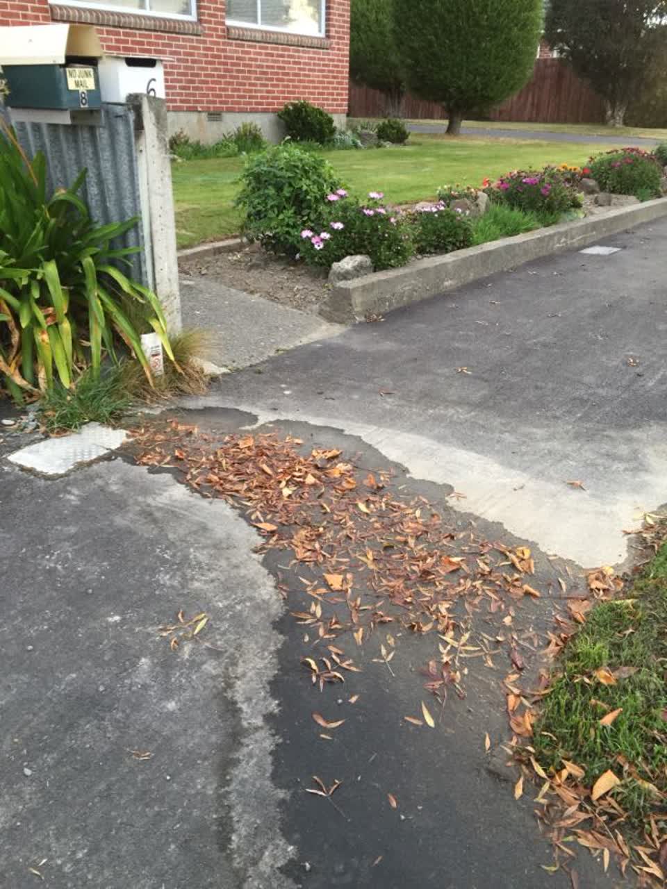 The photograph attached to this water supply report