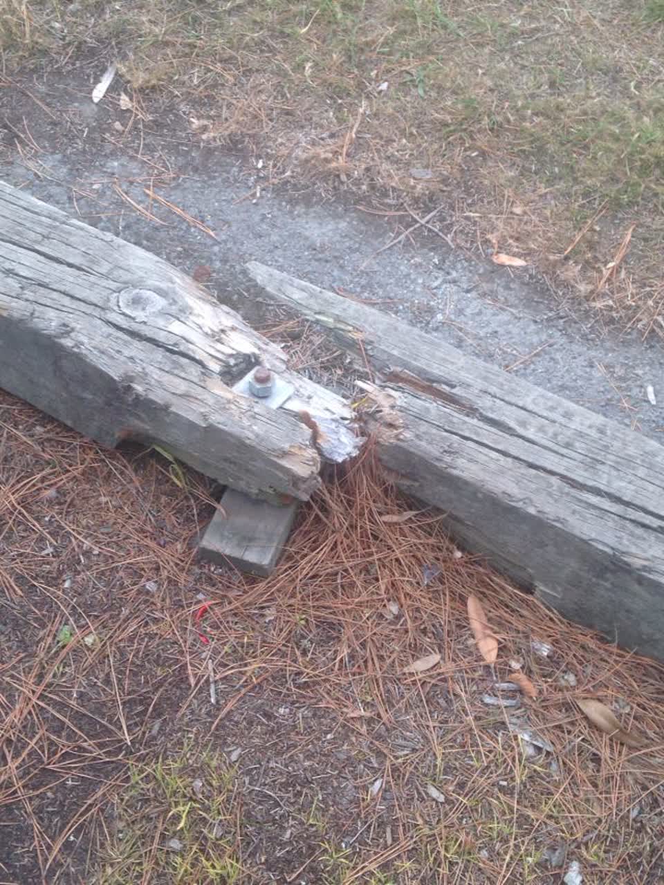 The photograph attached to this parks report