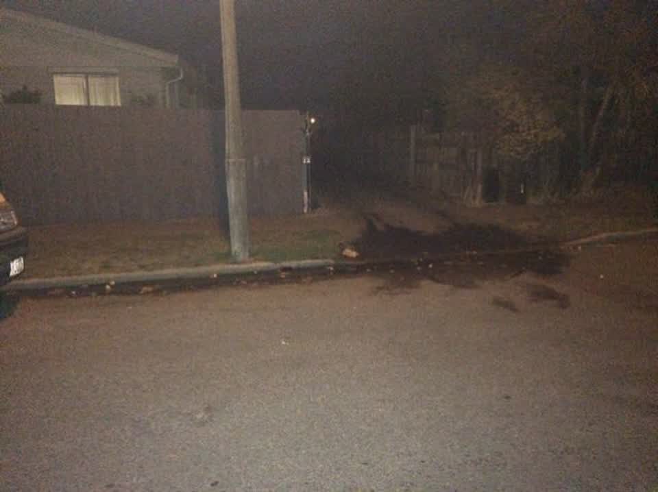 The photograph attached to this wastewater/stormwater report