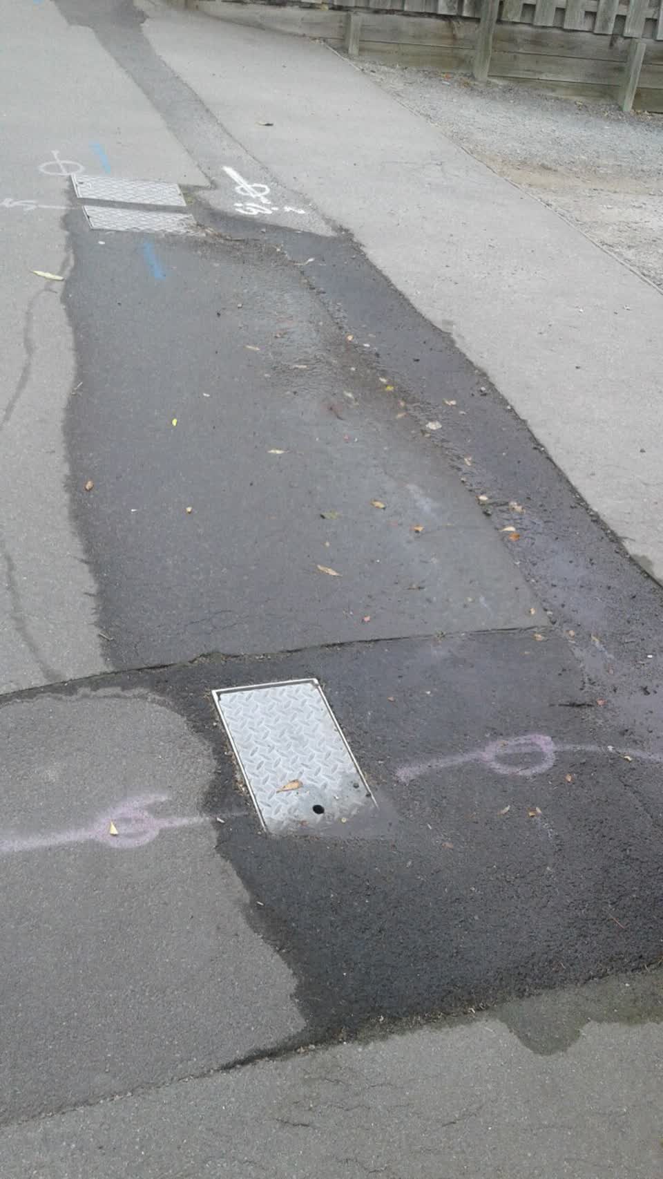 The photograph attached to this water supply report