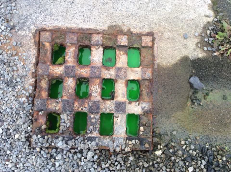 The photograph attached to this wastewater/stormwater report