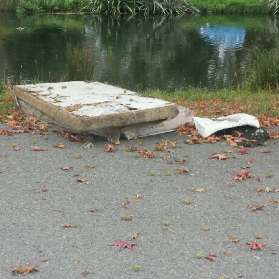The photograph attached to this rubbish/recycling report