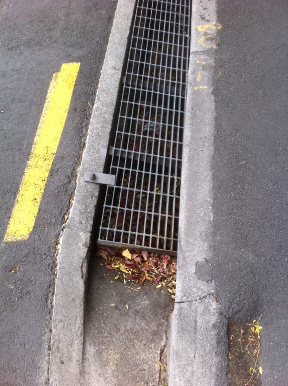 The photograph attached to this wastewater/stormwater report