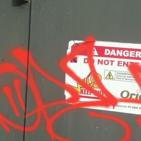 Graffiti, a report photo