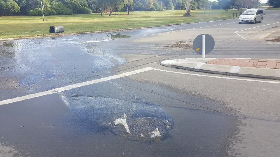 The photograph attached to this wastewater/stormwater report